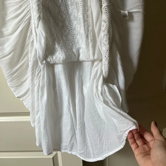 Sundance Magnolia Blossom Dress White - Size M - Picture 7 of 9